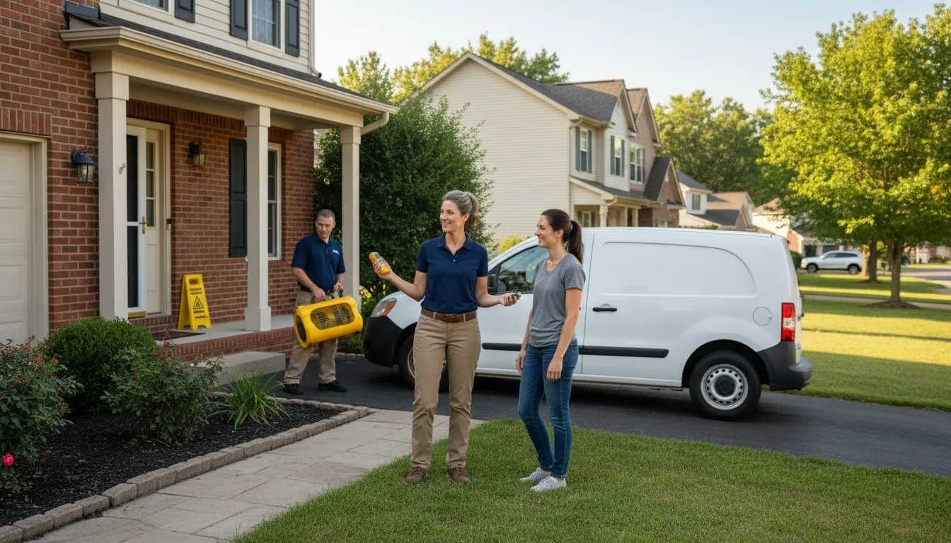 Water restoration image for Home Water Damage Repair in Thorntown, IN